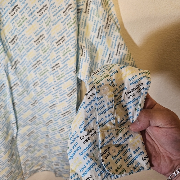 Foo and foo/fooandfoo use only mens button-down long sleeve - large - Picture 9 of 15